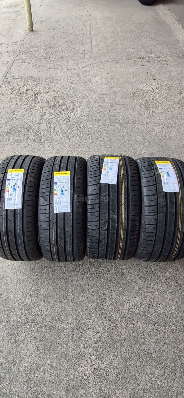 4 anvelope vara noi Kustone,fata 275/40/20,spate 315/35/20,dot 2025.Pret/bucata