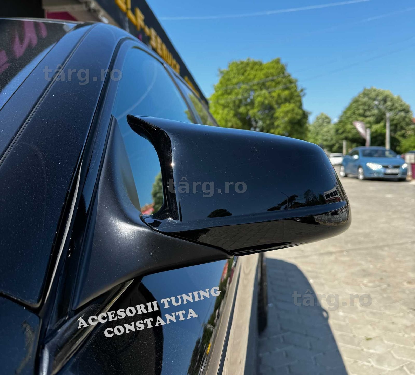 Capace Oglinzi Tip Batman - BMW Seria 5 F10 F11 NFL Negru Lucios
