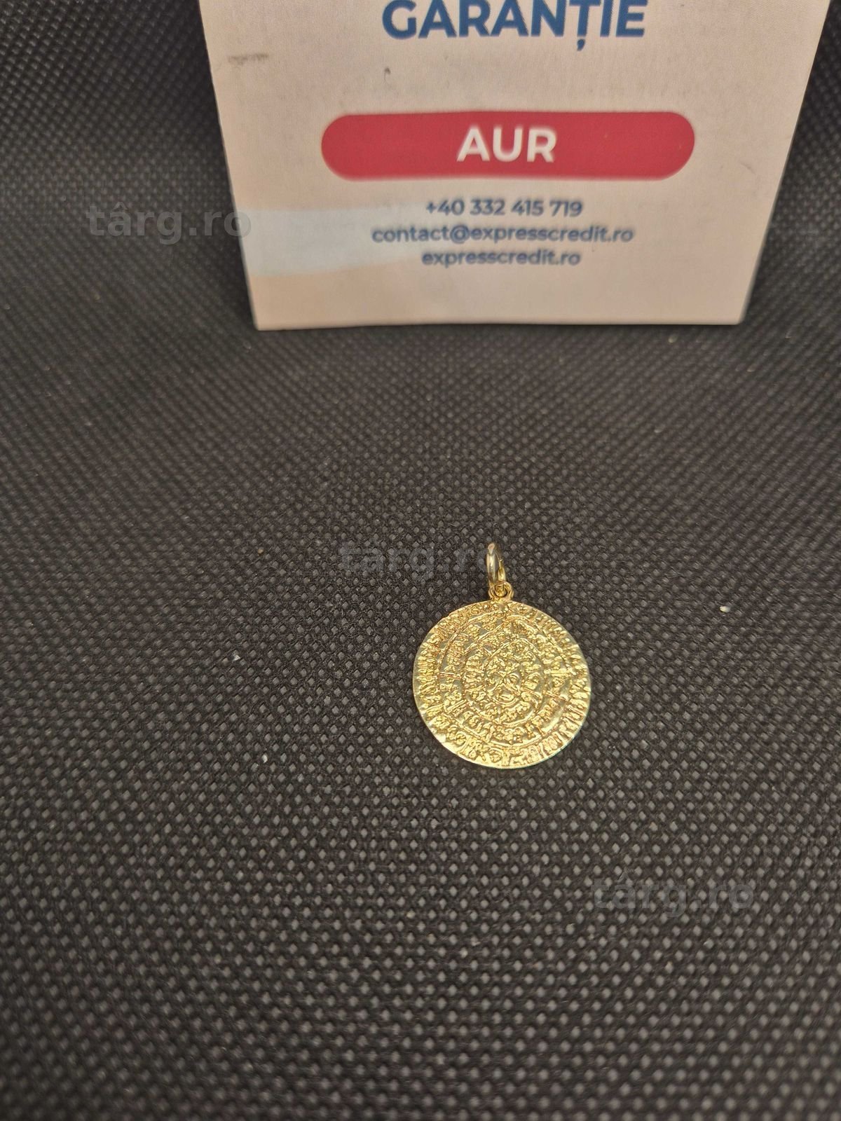Pandantiv aur 14K 3.18g (50191.1 Ag11 Piata Nicolina) Garantie 2 ani! 2