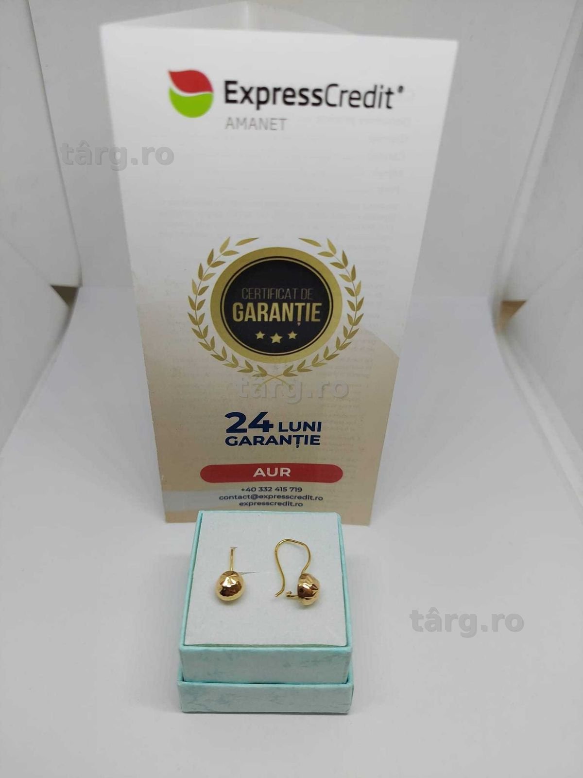 Cercei 14k 1.1gr [34901/30 Pacurari 2] Garantie 2 ani!!