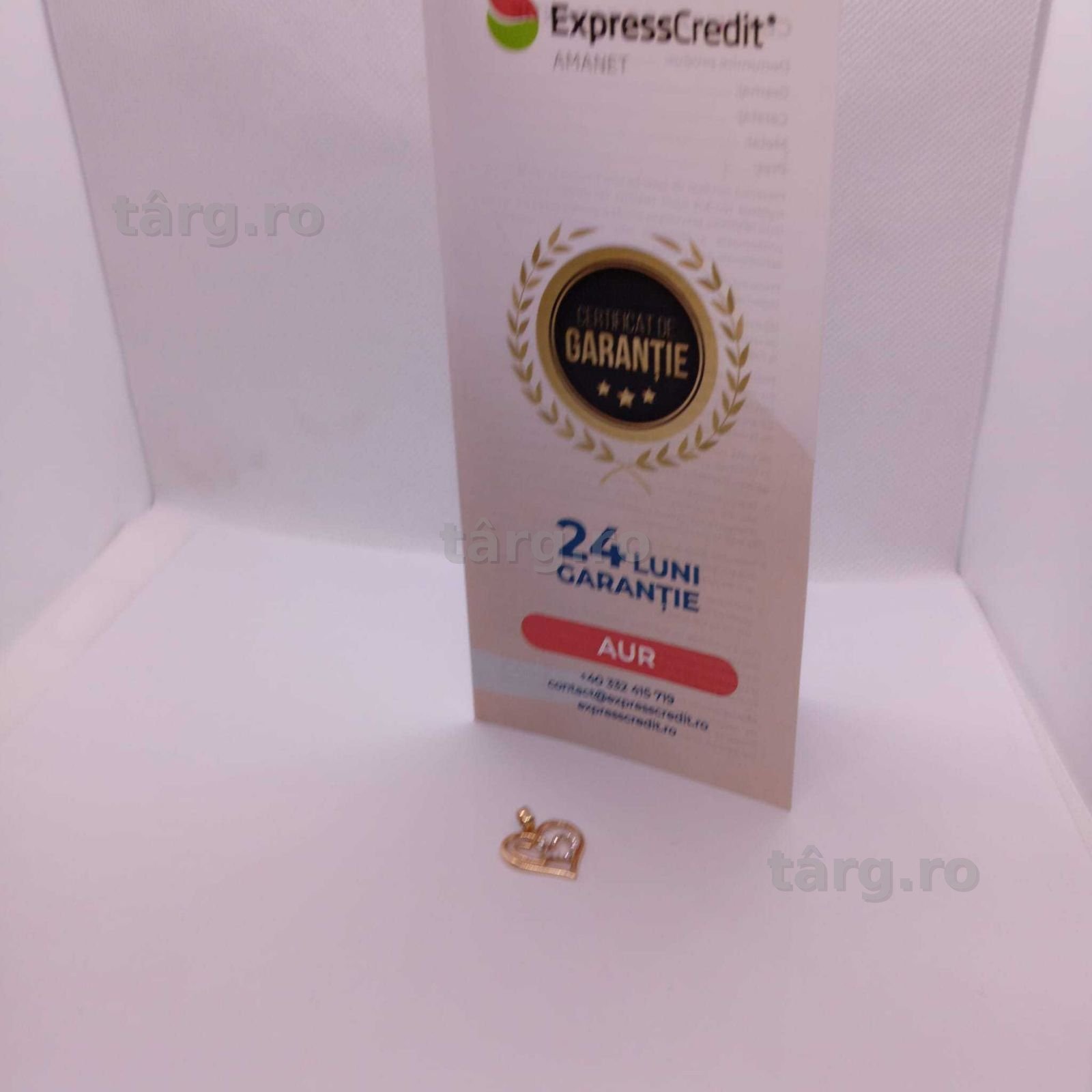 Pandantiv Aur 14K 1.13g (Ag4 Dacia B.51127.2) Garantie 2 ani 2