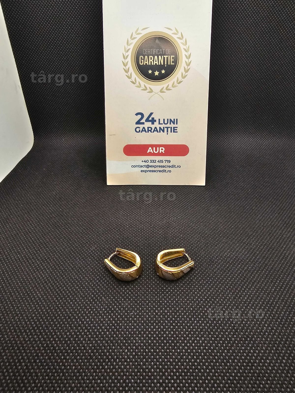 Cercei aur 14K 3.34g (50276.2 AG 11 Piata Nicolina) 2 ani garantie!