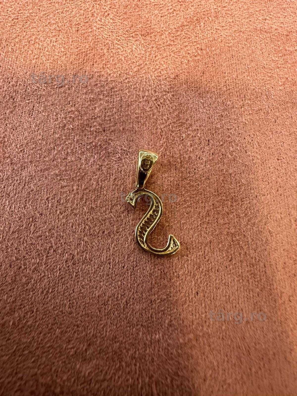 Medalion 14k 0.58g (Iulius Mall)(B-155.1) Garantie 2 ani! 3