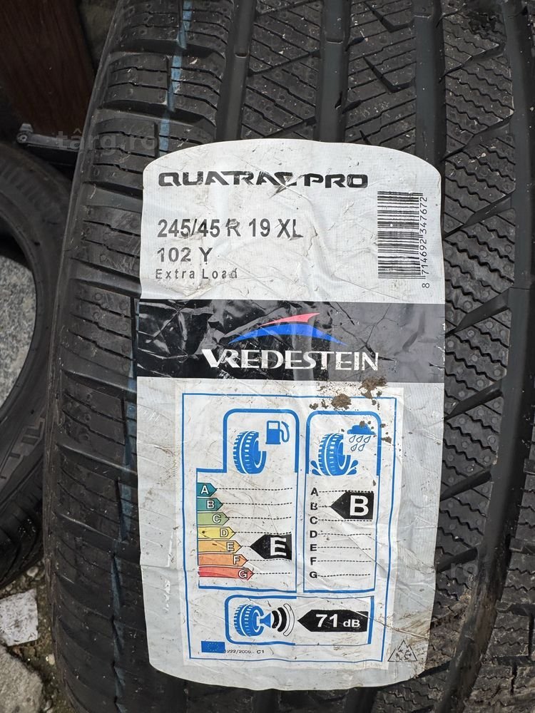 Anvelopă All Season Vredestein Quatrac PRO+ 245/45 R19 102Y XL – NOUĂ