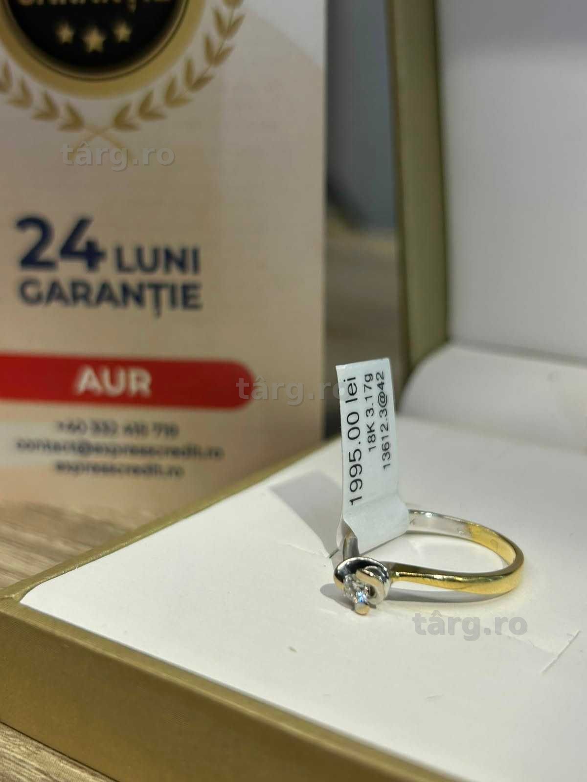 Inel Aur 18k 3.17g (AG42 B.13612.3) GARANTIE 24 LUNI