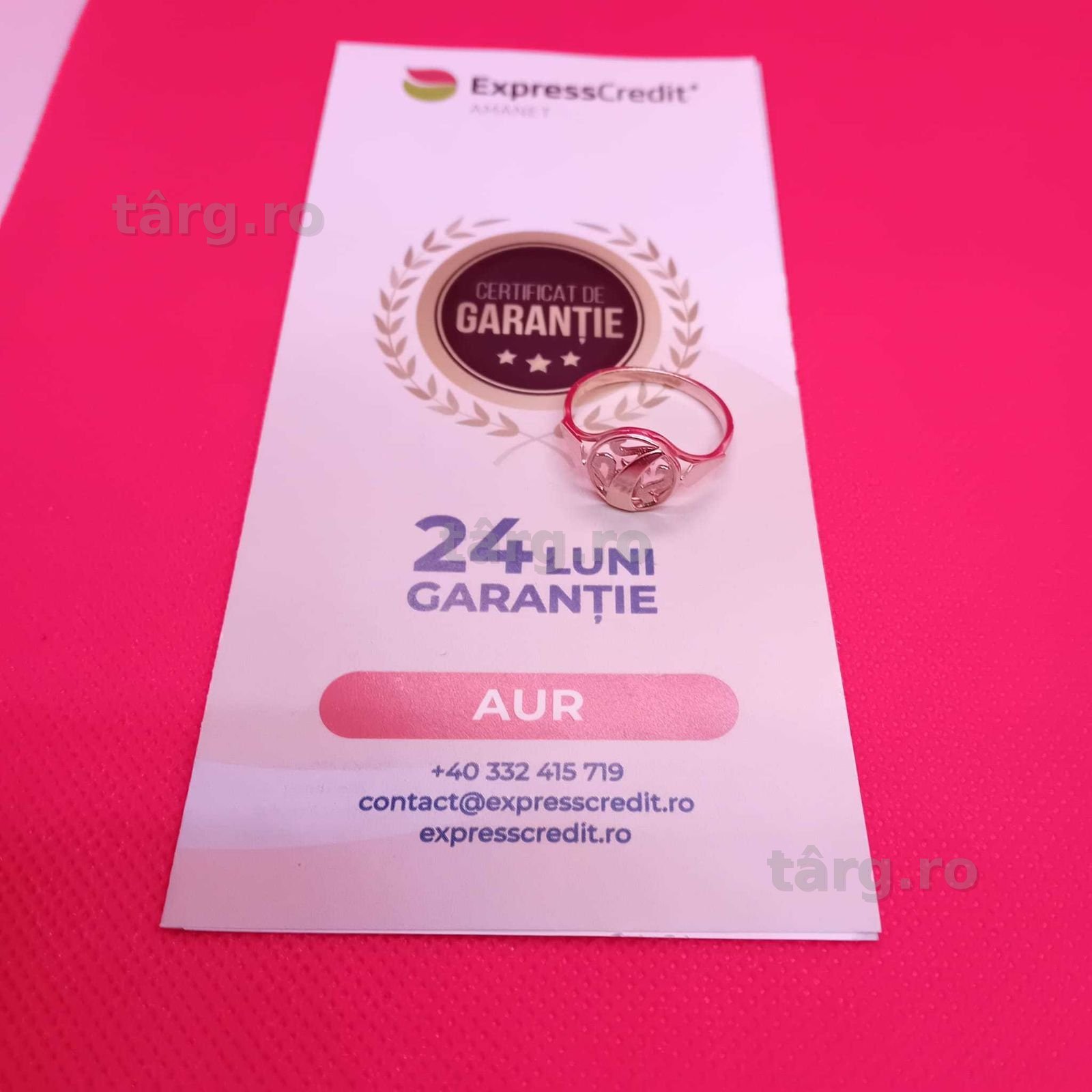 Inel  aur 14k 2.83 g (Ag4 Dacia B50908.1)-Garantie 2 Ani 3