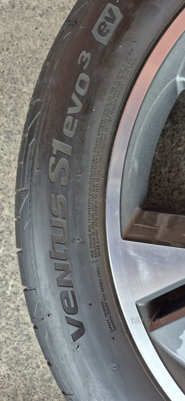 Jante originale ca noi Audi R20,fata 8Jx20H2,ET.45,spate 9Jx20H2,ET.42. 6