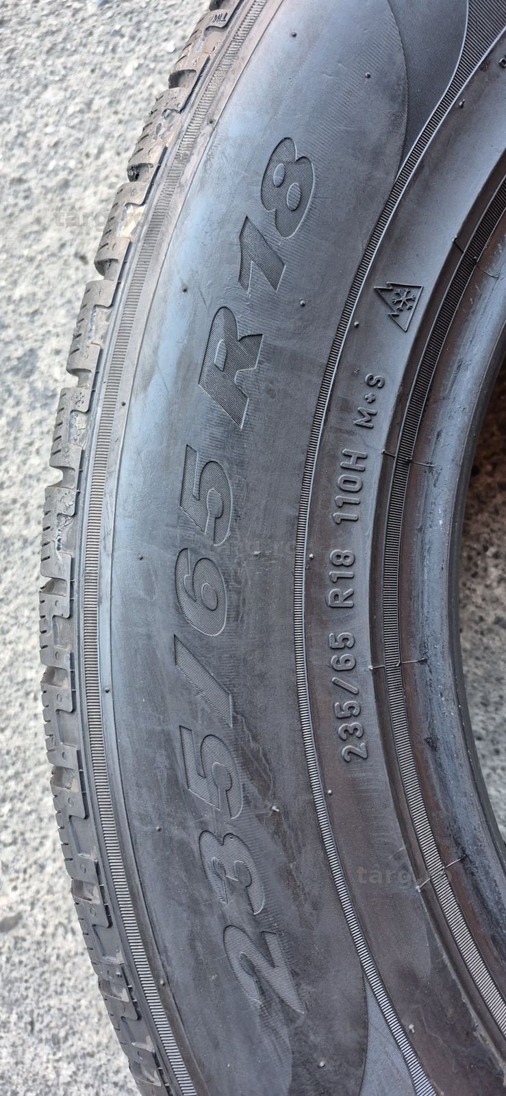 4 anvelope iarna Pirelli 235/65/18,dot 2020.Pretul este pe bucata 6