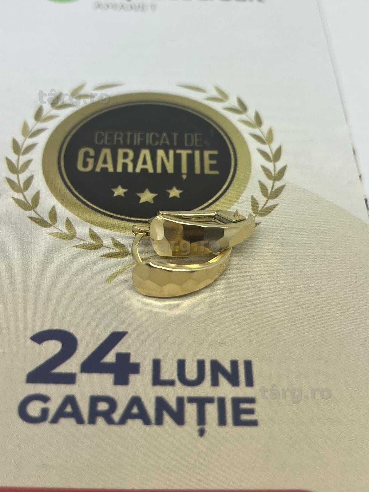 Cercei 14k 1.54g ( Galata B8134.1 ) Garantie 2 ani! 2