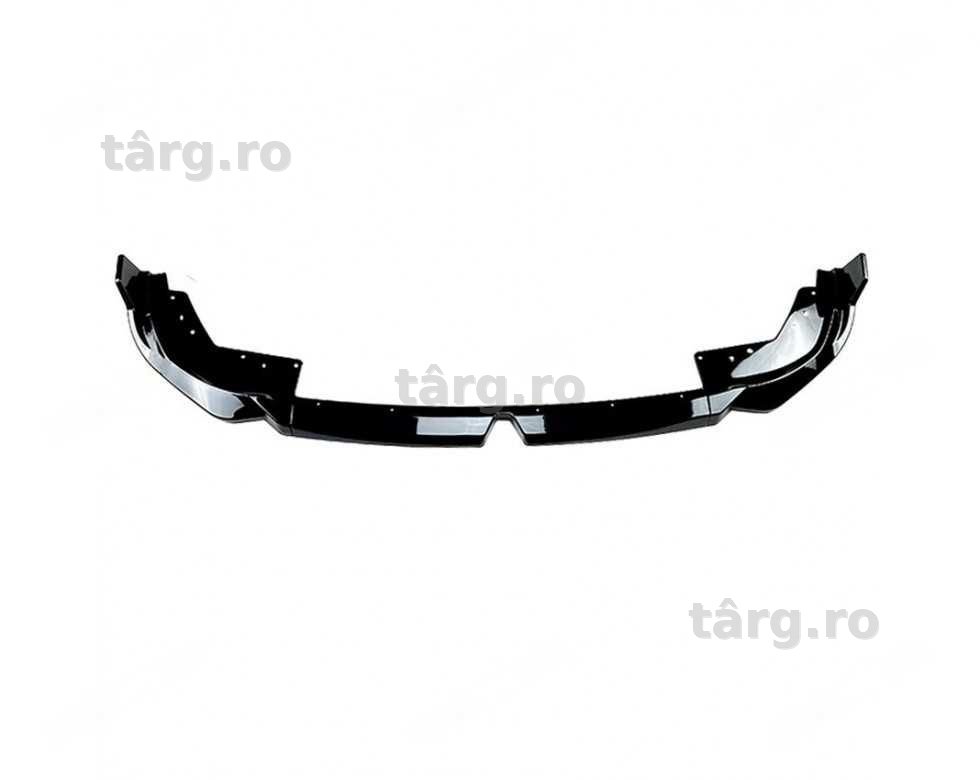 Prelungire Lip Bara Fata M BMW Seria 3 G20 G21 Facelift, Negru Lucios