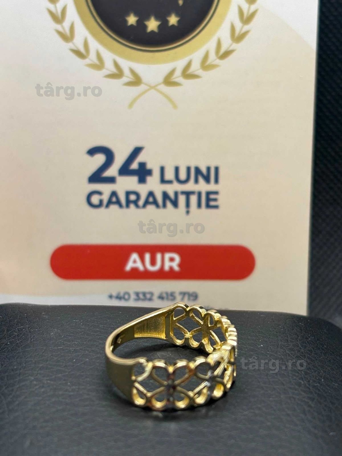 Inel aur 14k 2.65g (B.25782 AG31 Barboi) Garantie 2 ani! 3