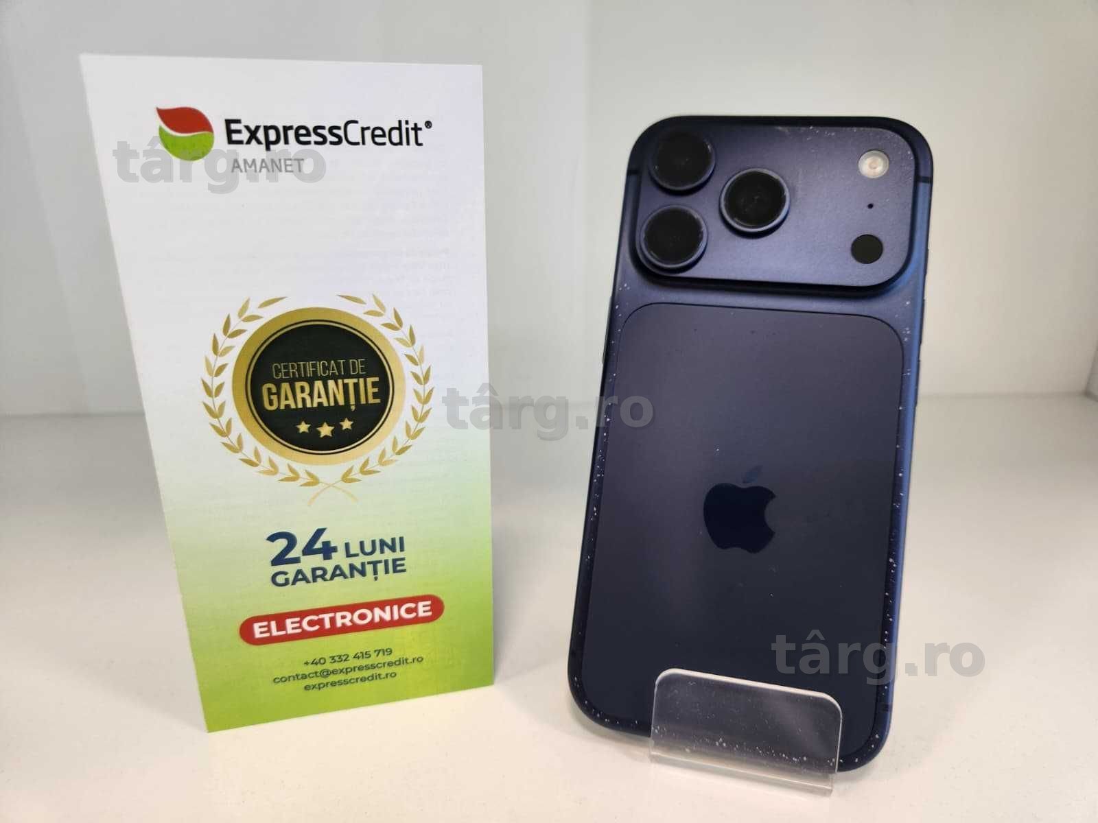 Telefon Apple Iphone 17 Pro 256Gb – Baterie 99% (Ag8 Tudor/B75243) – Garantie 2 Ani!