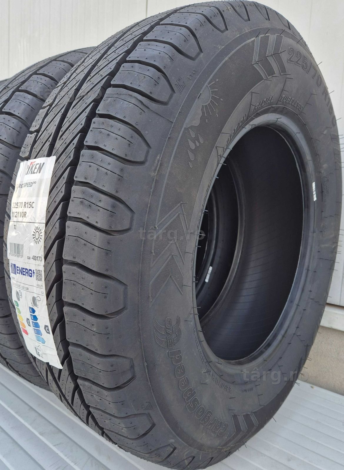225/70 R15C, 112R, RIKEN Anvelope de vara Cargo M+S 3