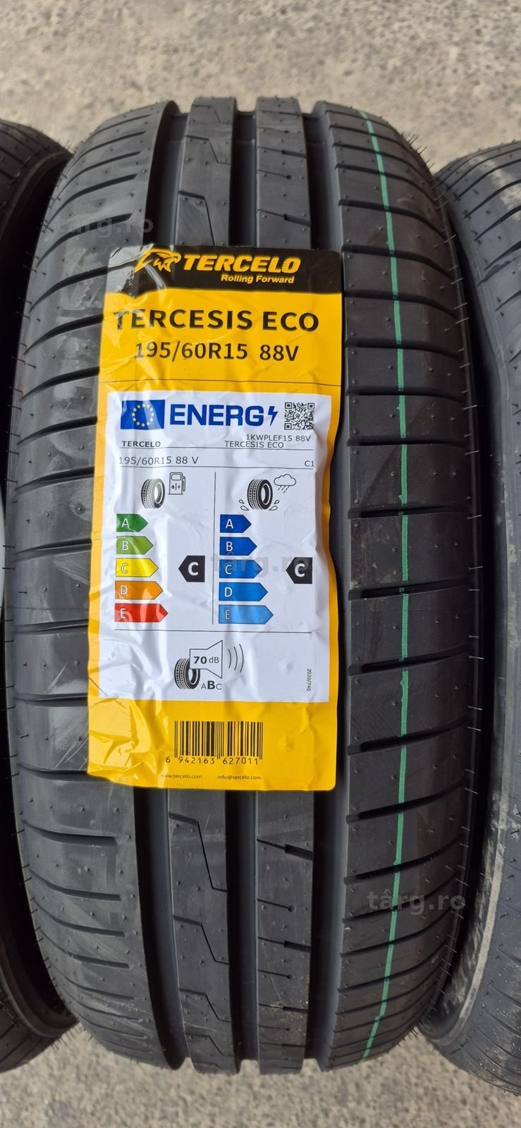 4 anvelope vara noi Tercelo 195/60/15,dot 2025.Pretul este pe bucata. 3