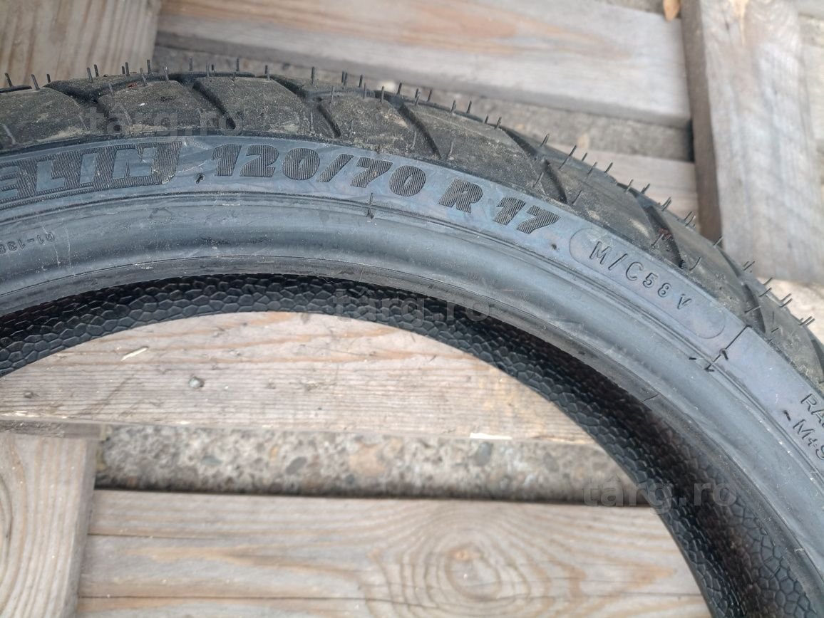 O anvelopa NOUA de fata Michelin 120/70 R17 dot 2020 3