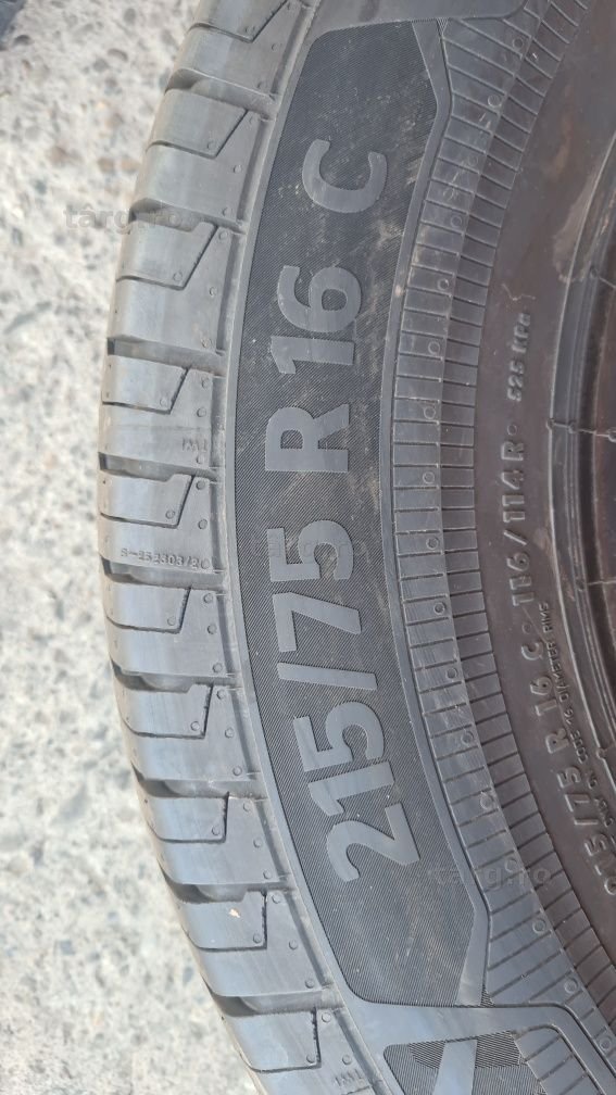 4 anvelope vara noi Continental 215/75/16 C,dot 2024 6