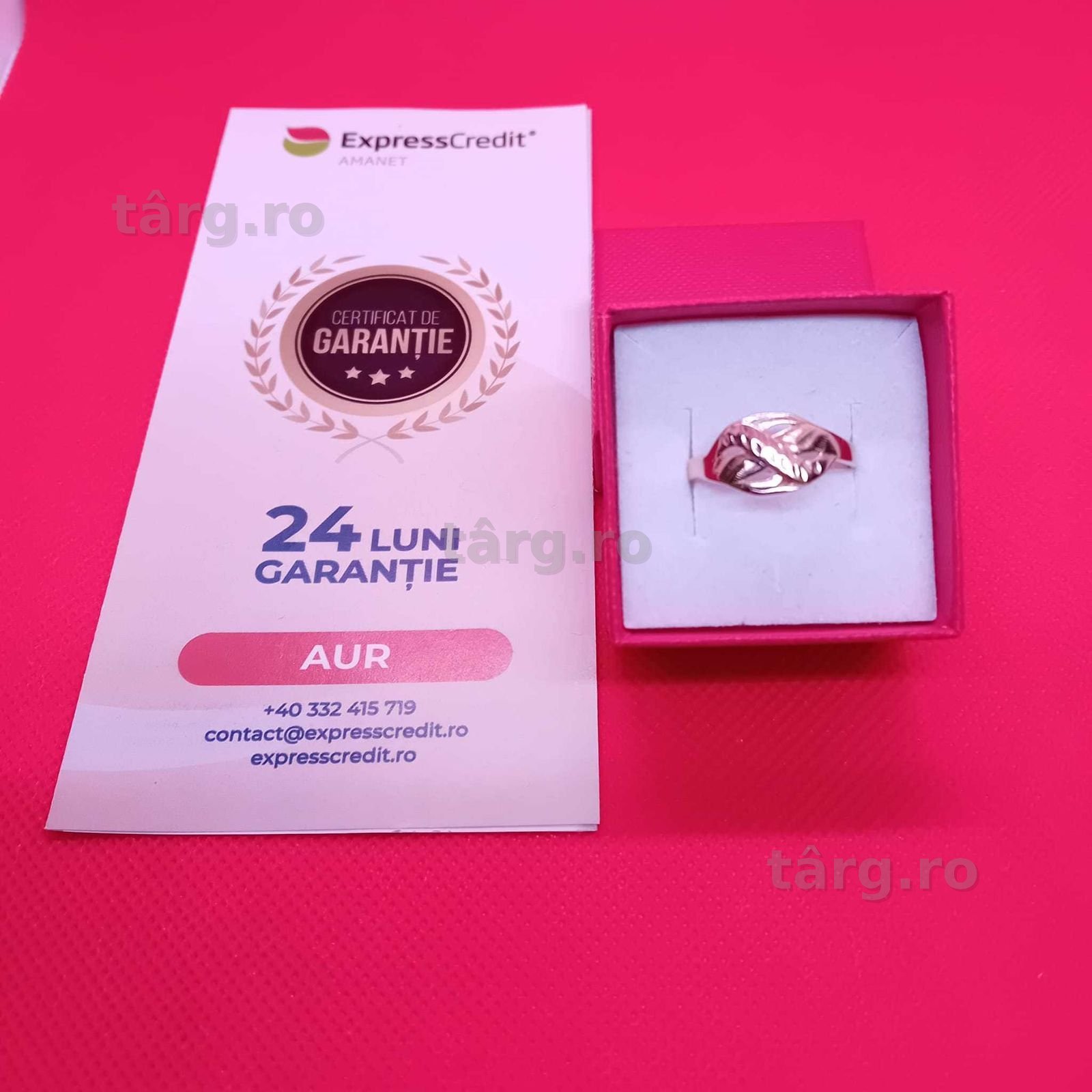 Inel aur 14k 1.83 g (Ag4 Dacia B50973.1)-Garantie 2 Ani