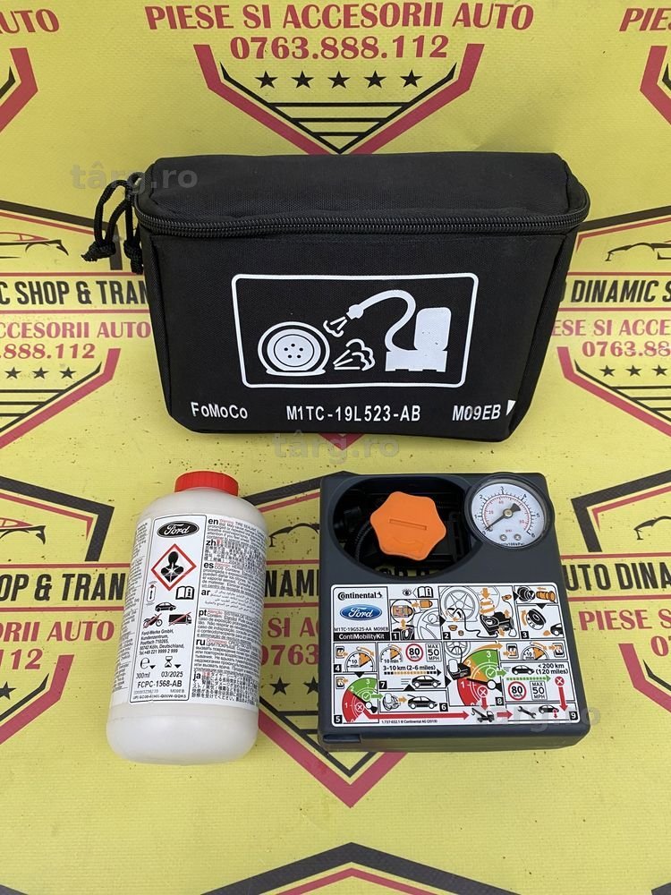 Compresor auto umflat roti kit pana original Continental Ford 120w
