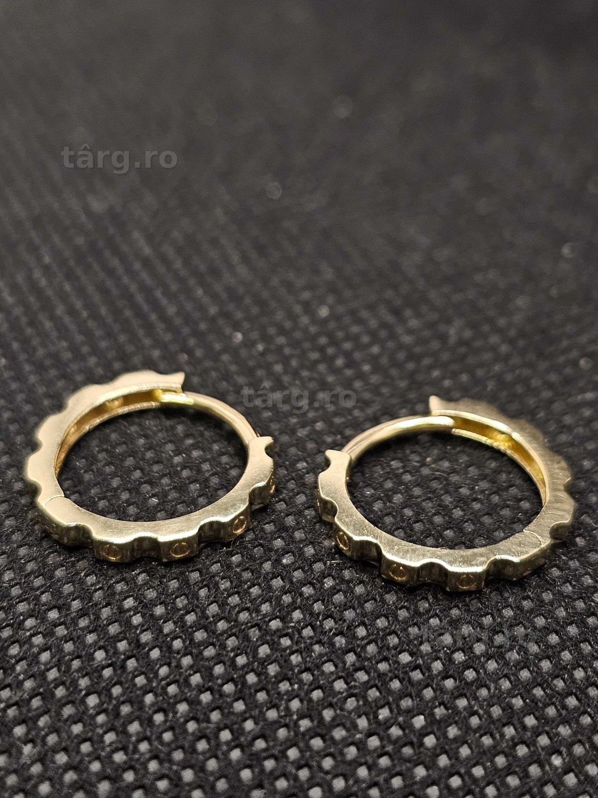 Cercei aur 14K 2.27g (49745.3 AG 11 Piata Nicolina) 2 ani garantie! 3