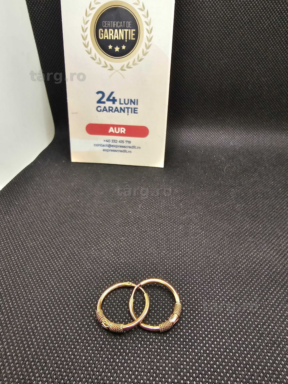 Cercei aur 14K 2.4g (50307 AG 11 Piata Nicolina) 2 ani garantie!