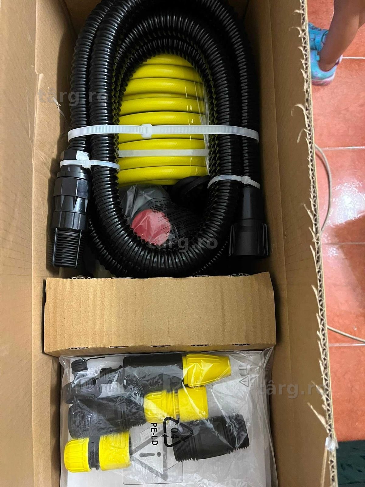 Pompă de udat Karcher Bp 4.500 Garden Set Plus, motor de 550 W, debit 4.500 l/h