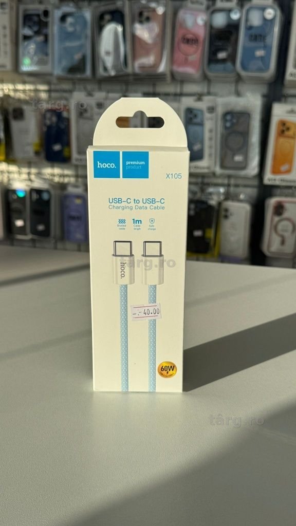 Cablu Fast Charge Tip C, Putere 60W