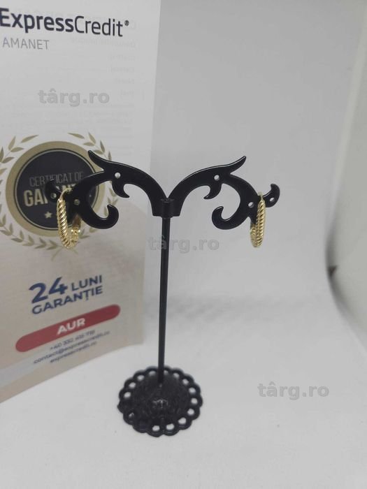 Cercei aur 14k 2.78gr (52185 Ag1/30 Pacurari 2) Garantie 2 ani!