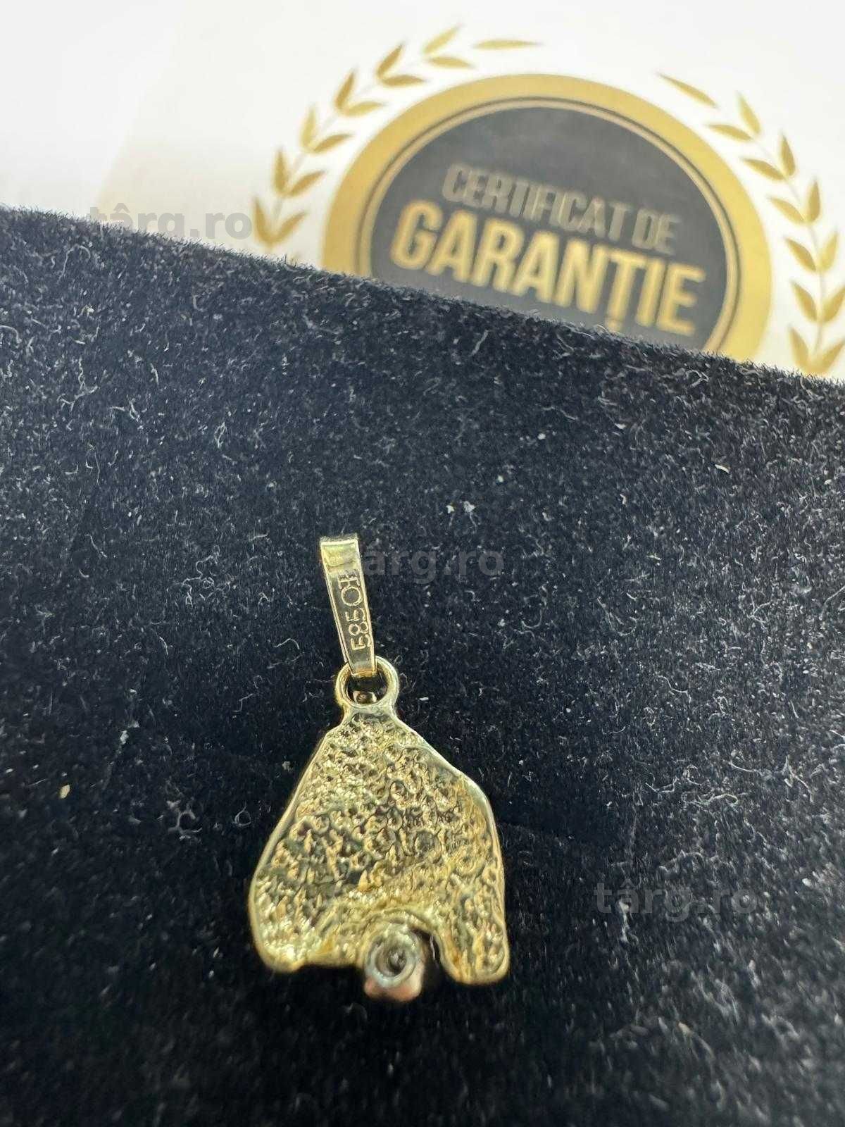 Medalion din aur 14k (69716.3/ 10 Pacurari1) garantie 2ani! 4