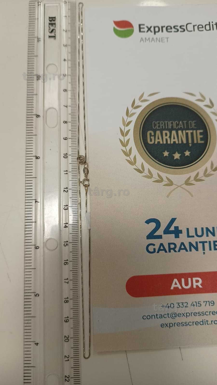 Colier aur 18K 2.16gr [AG24 Harlau B.46015.2] - Garantie 2 ani! 4