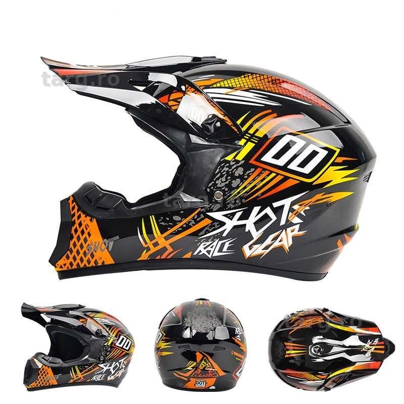 Casca Moto Enduro Cross ATV - S / M / L / XL - Multicolor 3