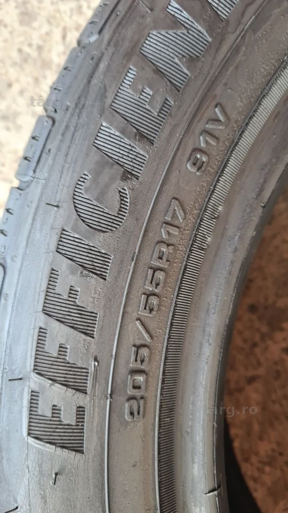 4 anvelope vara Goodyear 205/55/17,ca noi. 6