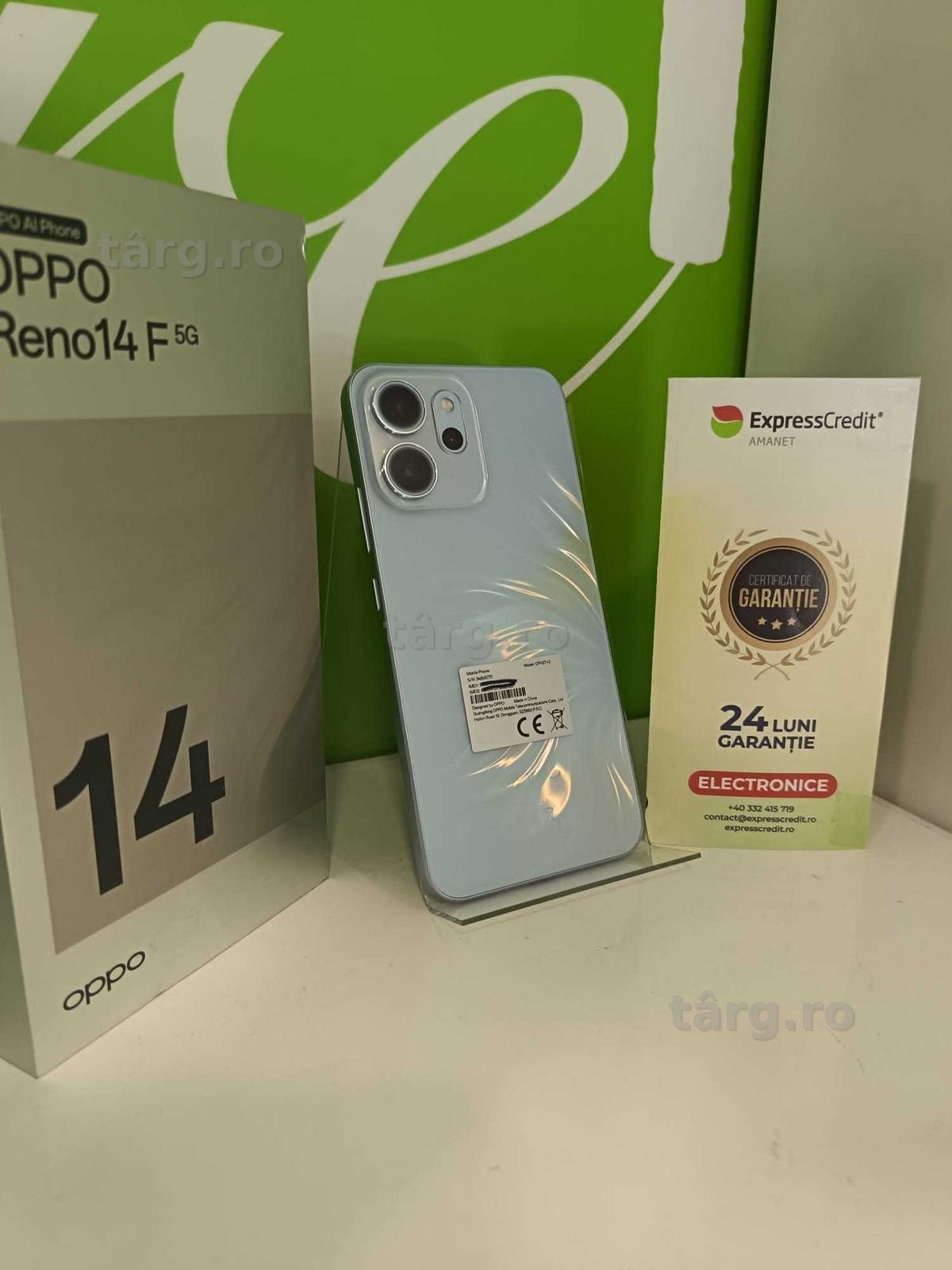 (AG41) Telefon Oppo Reno 14F 5G B28599.2.35 - Garantie 2 ani!