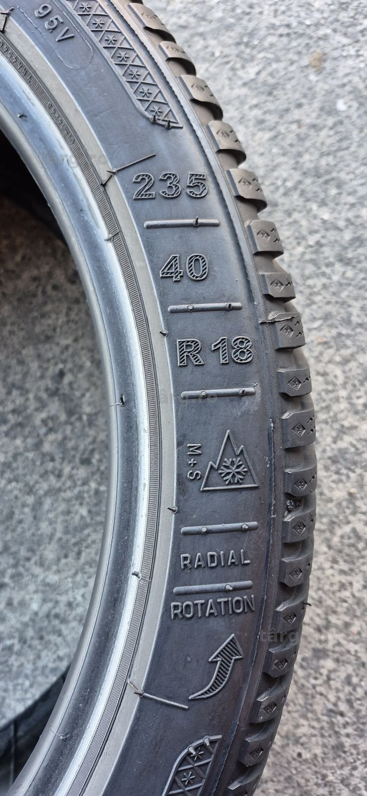 4 anvelope iarna  noi Kleber,235/40/18.Pretul este pe bucata. 6