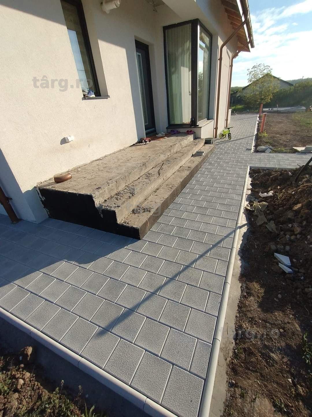 Promotie pavaje si pavele din beton model Clasic Montaj Transport