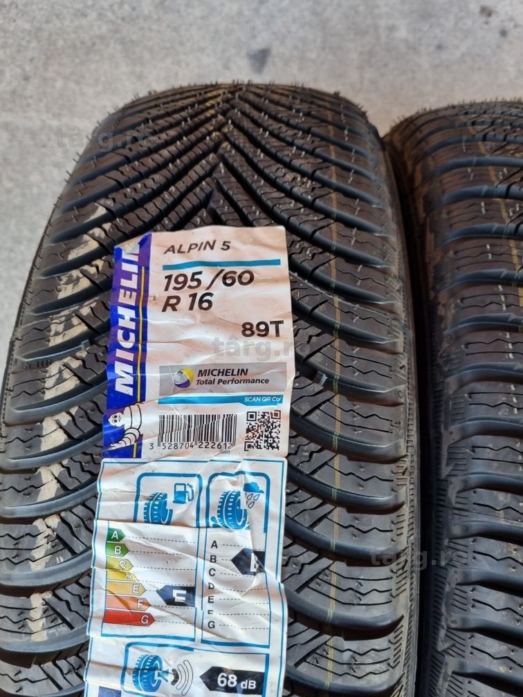 4 anvelope iarna NOI MICHELIN 195/60/16 dot 2019 pret per bucata 2