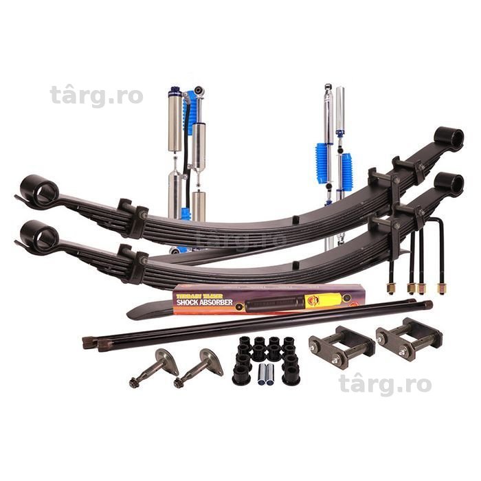 suspensie - kit complet terrain tamer pro cu rezervor reglabile +5cm nissan navara d22