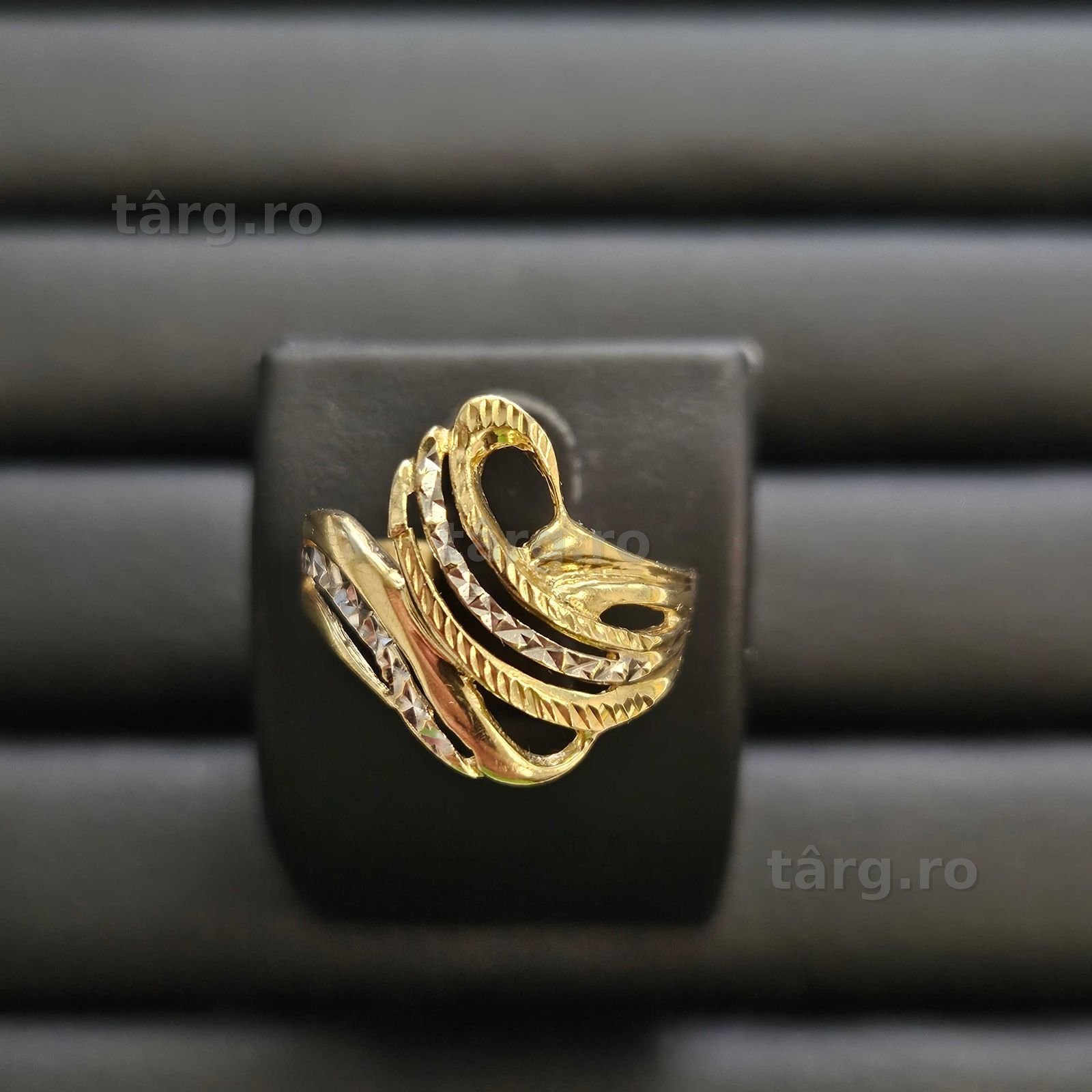 Inel Aur 14K - 3.22 grame / 1610 lei ( B34272.3 / Ag28 Doi Baieti ) 5
