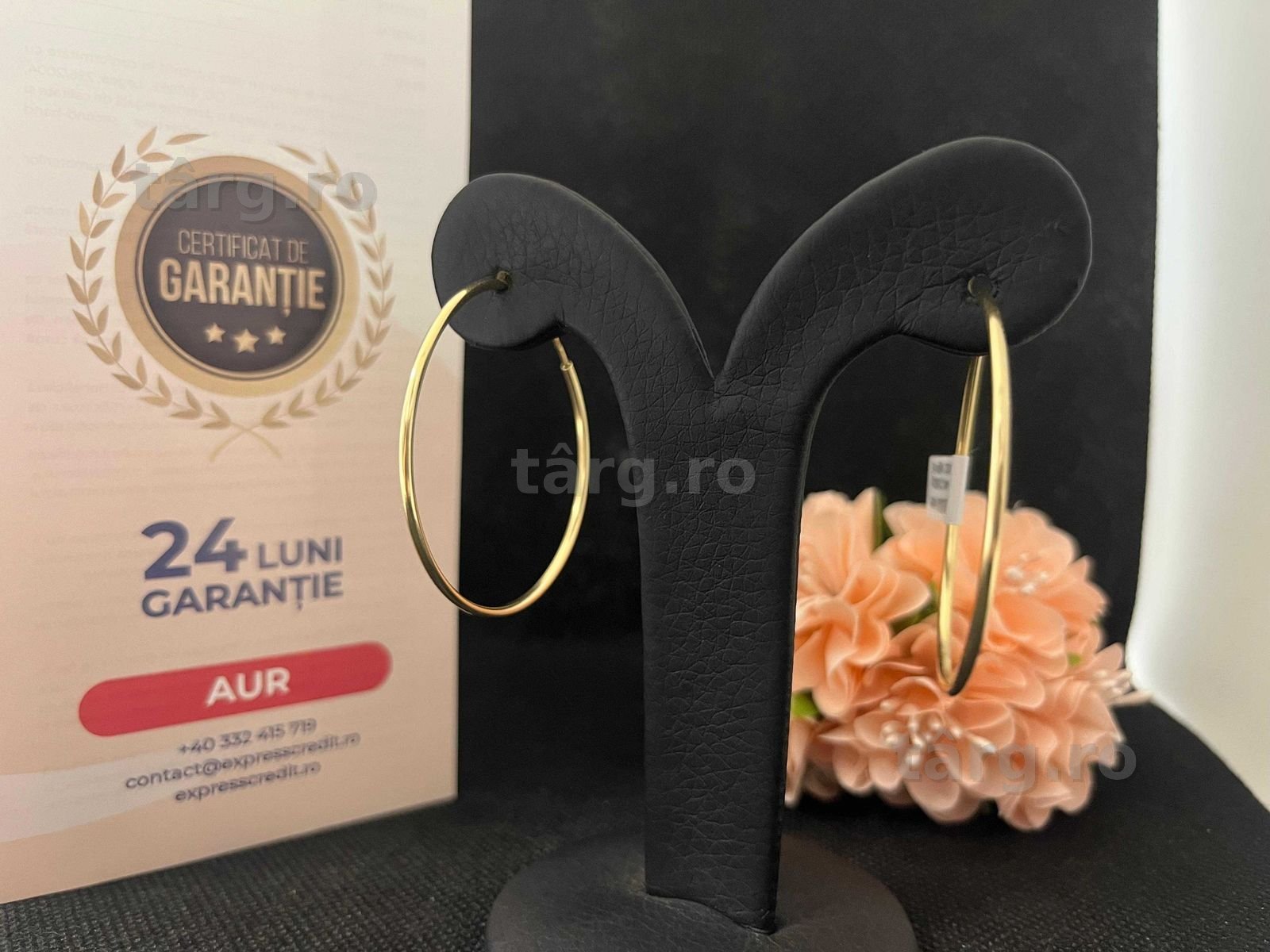 Cercei Aur 14k 2.82g (AG16 Moldova b33132)-Garantie 2 ani! 3