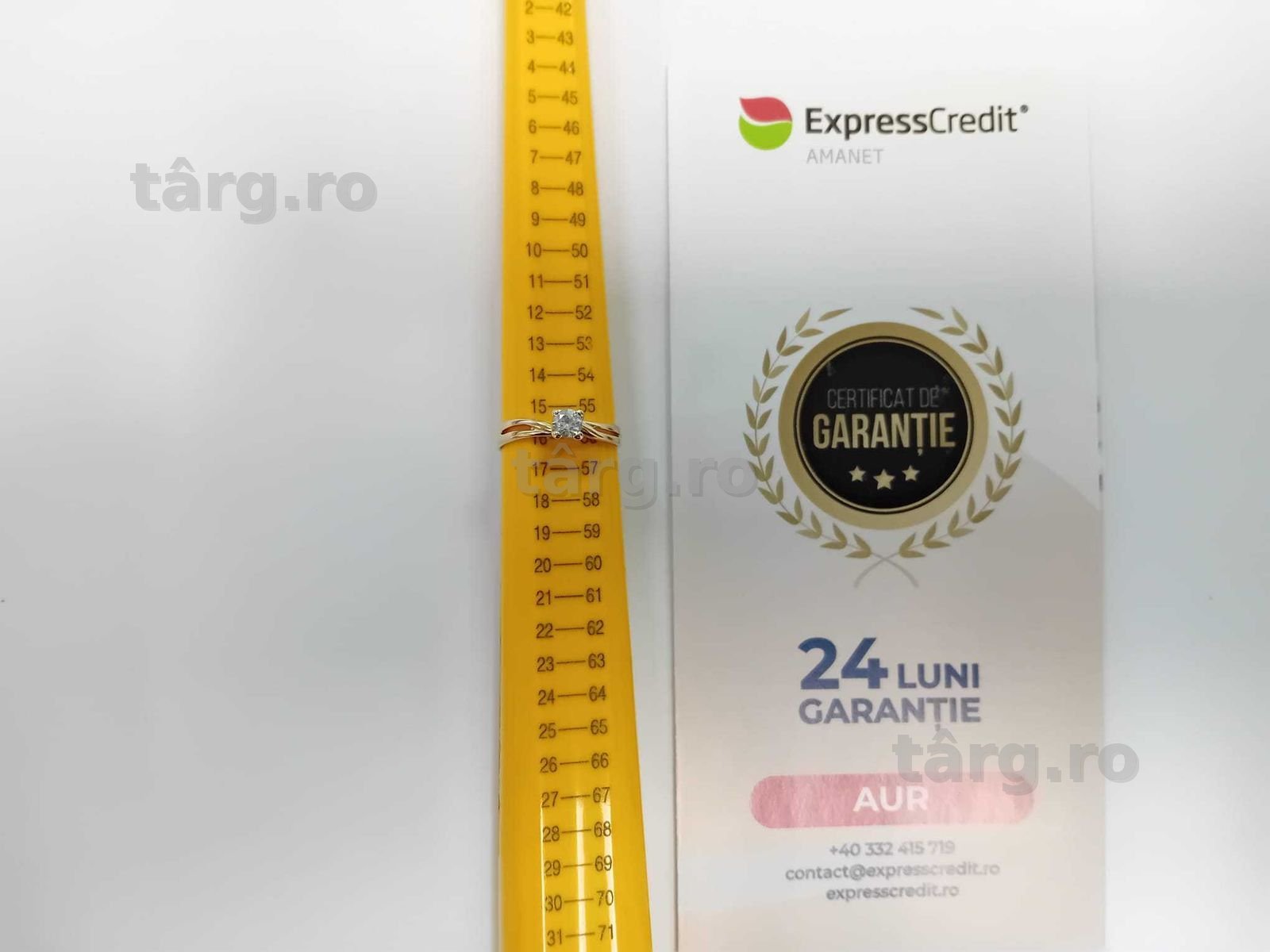 (Ag33) Inel Aur 14K/Garantie 2 ani 3