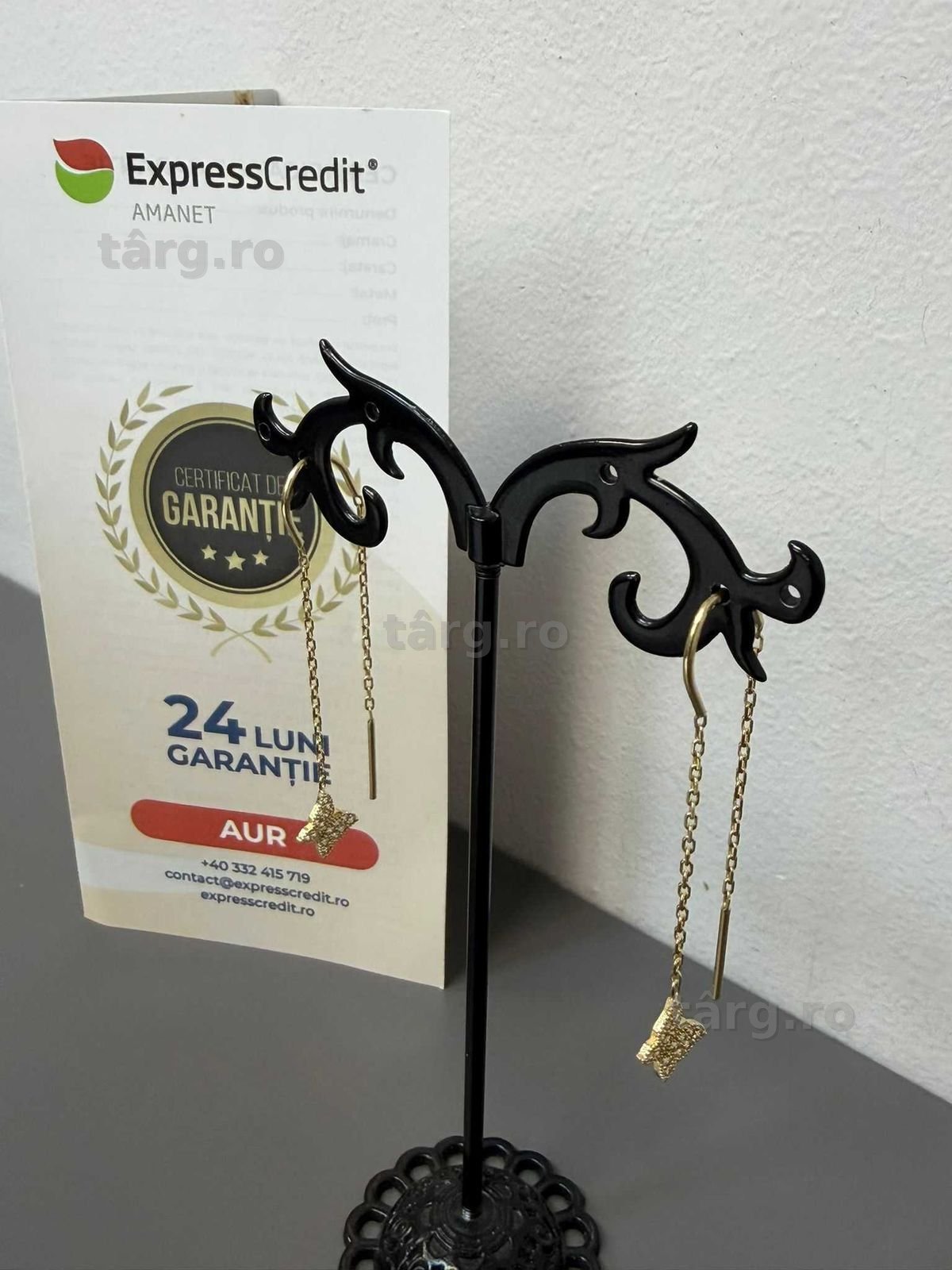 Cercei aur 14K 2.26g (AG44) B.4090.46