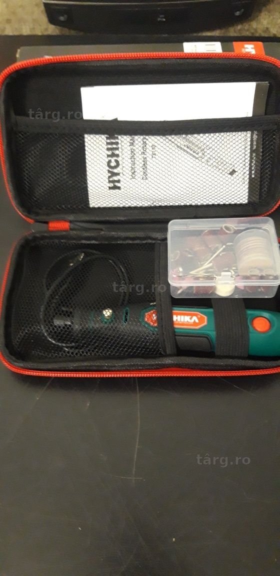 Set scule rotative HYCHIKA,  accesorii, pentru slefuire si gravura
