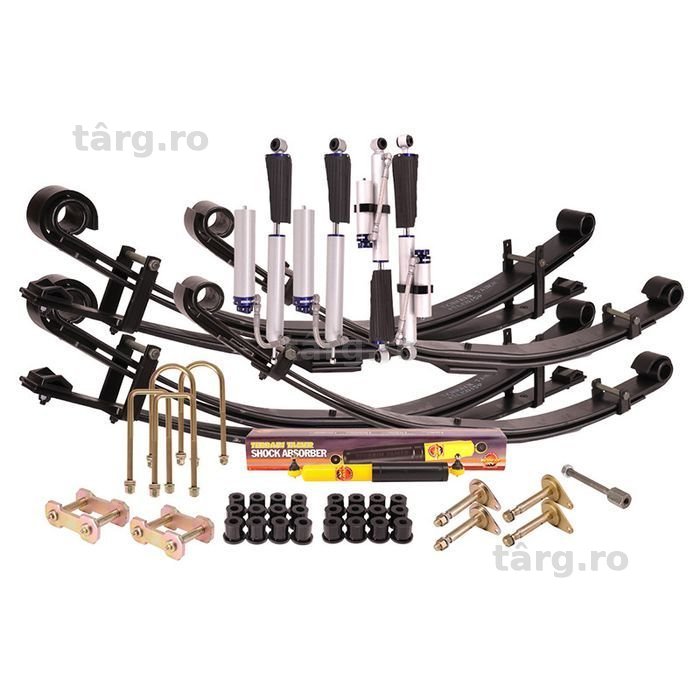 suspensie - kit complet terrain tamer pro cu rezervor reglabile +5cm, land cruiser 75 <08.1998