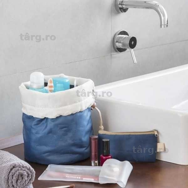 Set organizator de produse cosmetice pentru calatorie, 17 x 25 cm