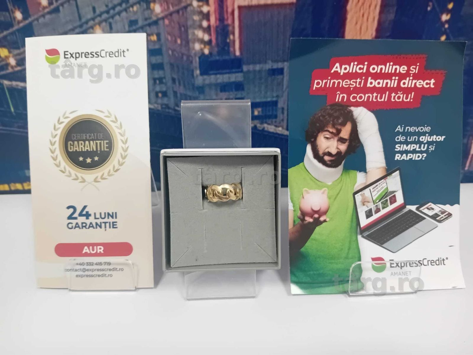Inel aur 14k 3.27gr (34432.1/30 Pacurari 2) Garantie 2 Ani!