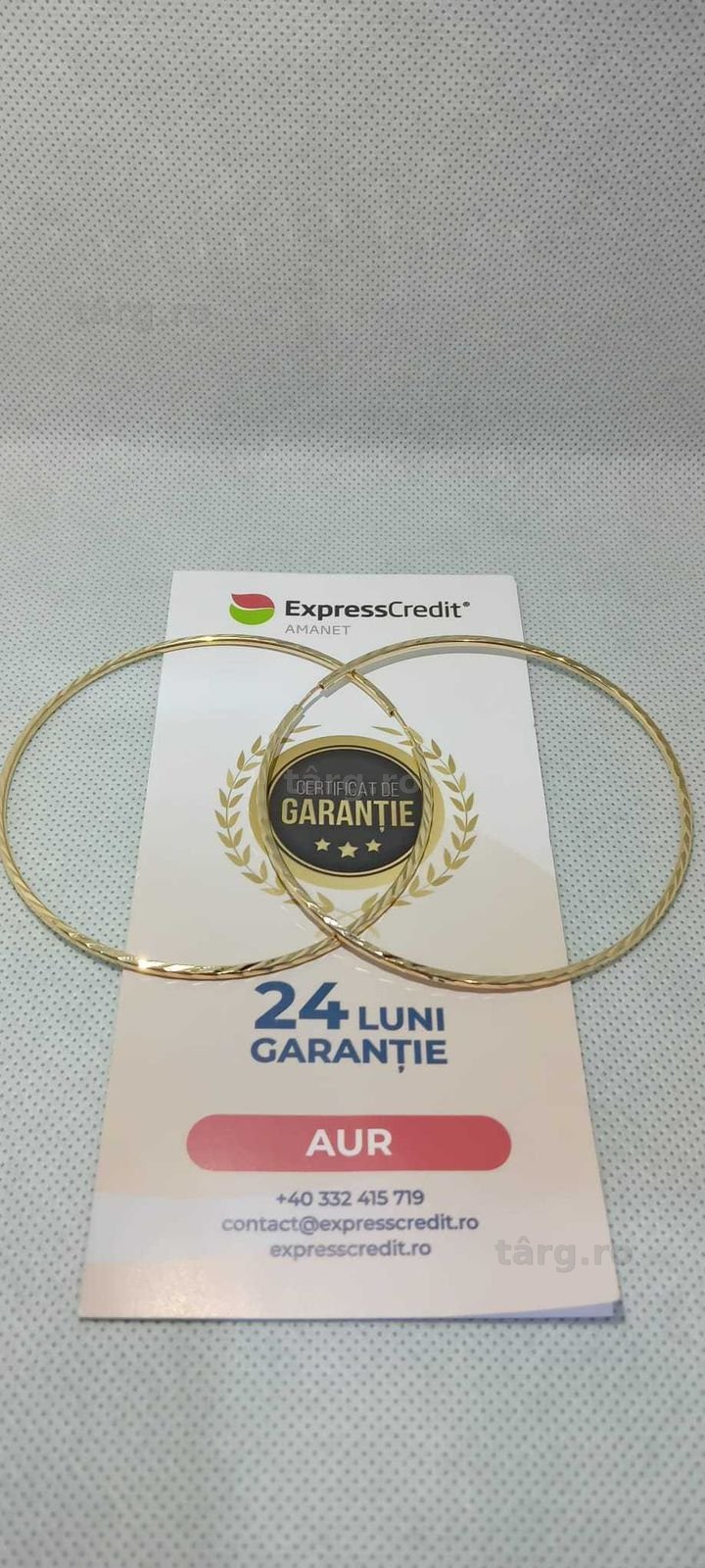 Cercei Aur 14K (Ag18 Tutora b.28234.2) Garantie 2 ani!
