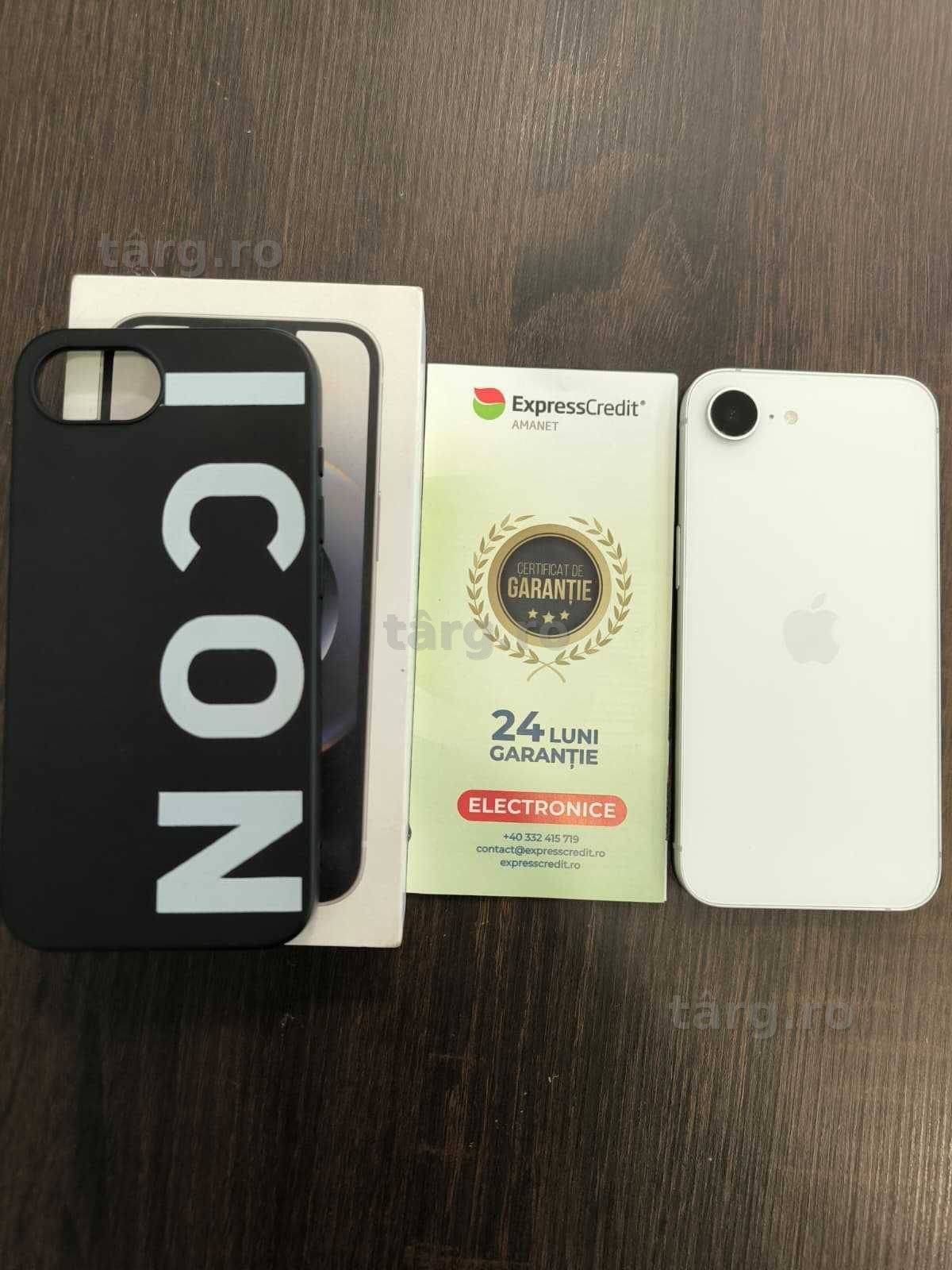 Iphone 16e 128Gb 100% bateria (AG24 Harlau B.45116) - Garantie 2 ani!