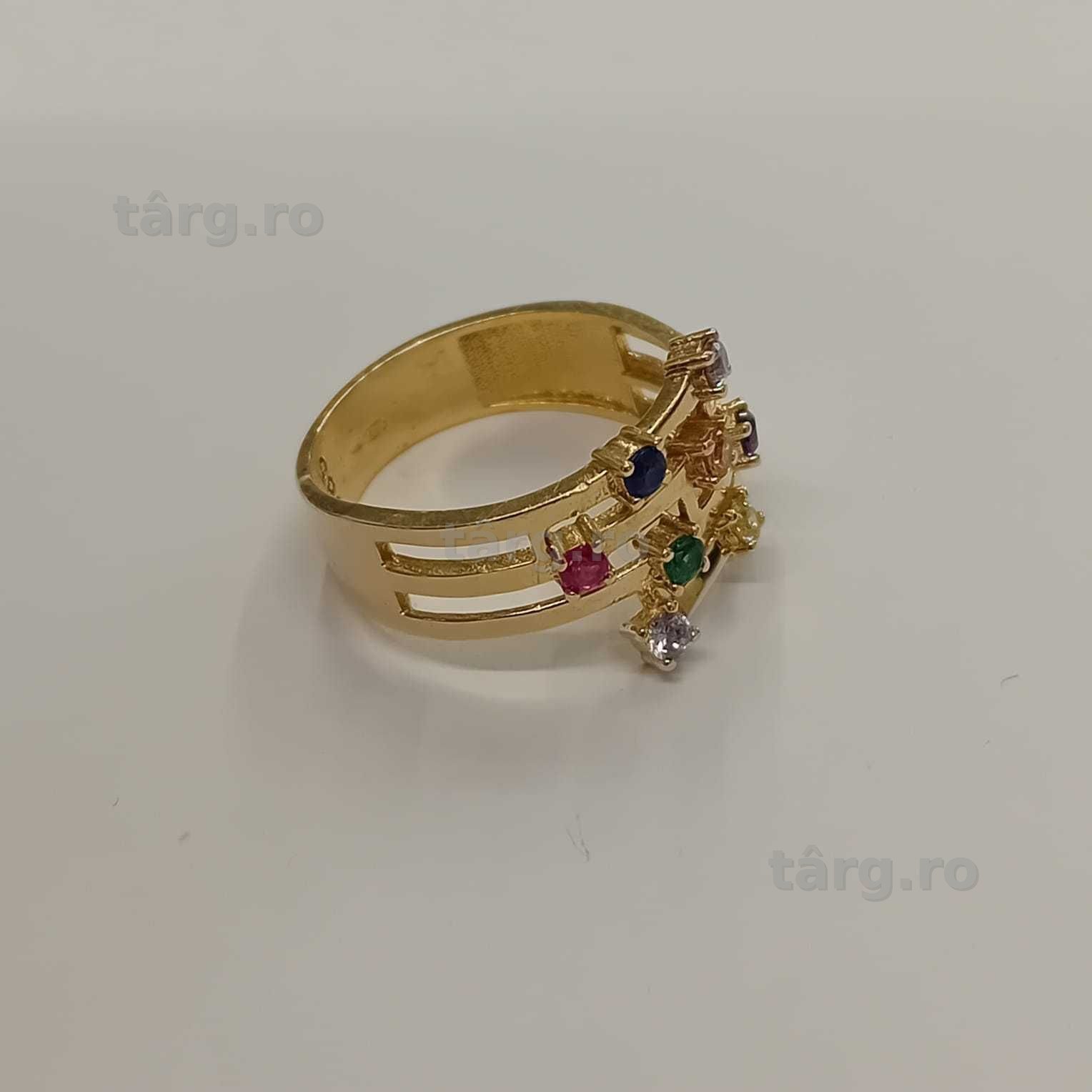 Inel aur 14k (ag49 Esplanada b.7935.1) Garantie 2 Ani 4