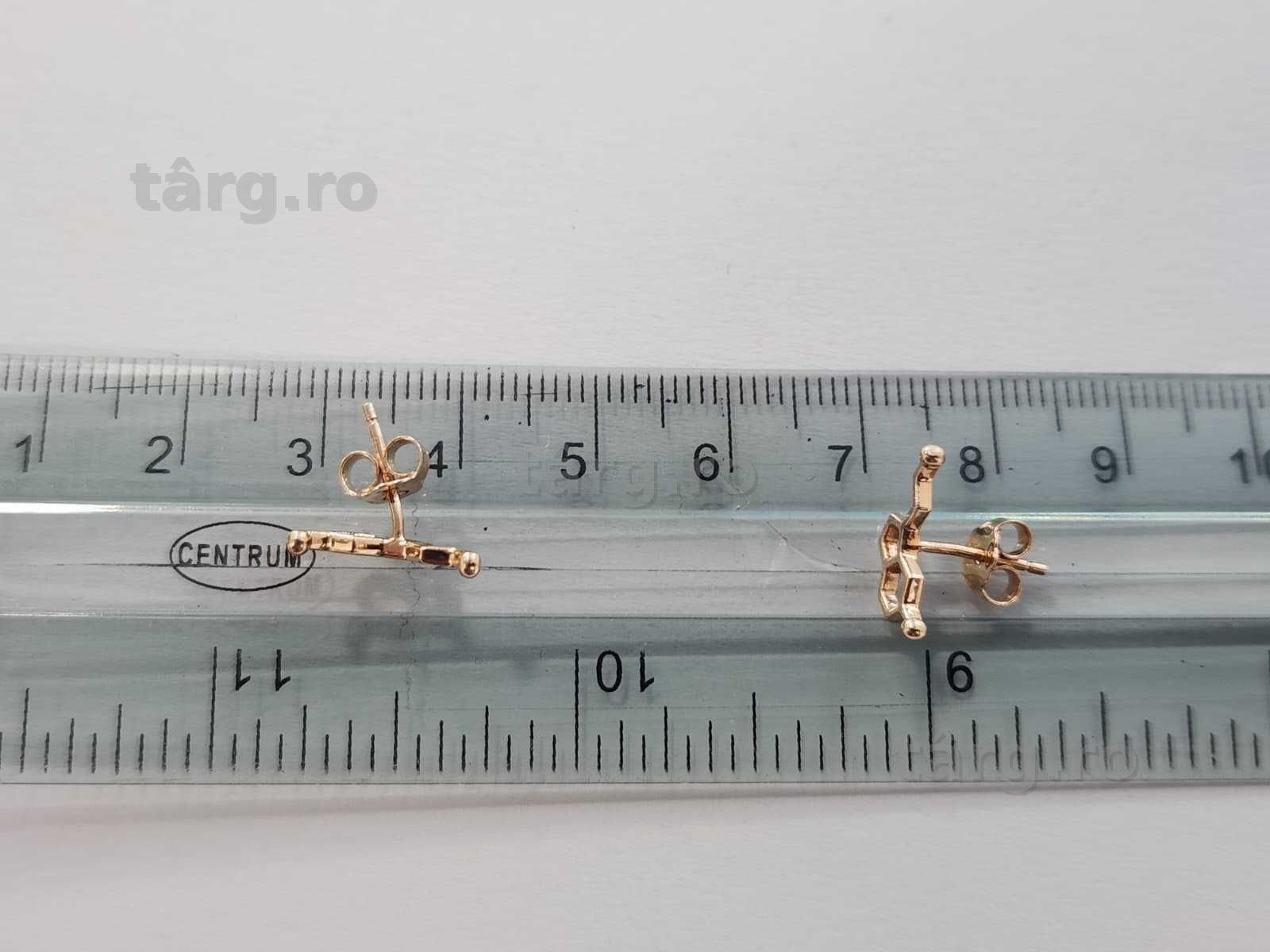 Cercei aur, 14k, 1.3g(b 68720.4 Ag2 Tudor) 2