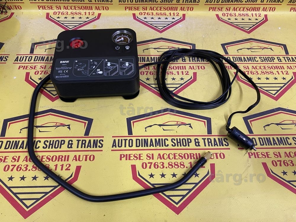 Compresor auto umflat roti masina original BMW 180 W 12V 6871123-02