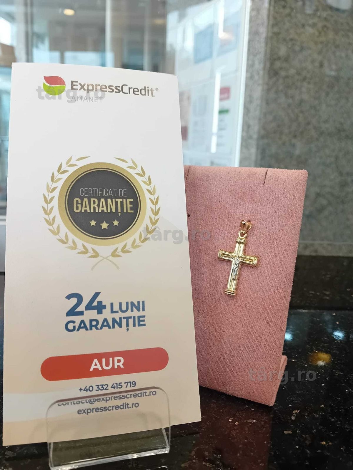 Medalion aur 14k 1.27g (Iulius Mall)(B-460.9) Garantie 2 ani!